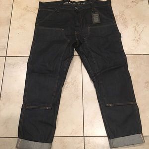 American eagle double knee Selvedge jeans 38x32